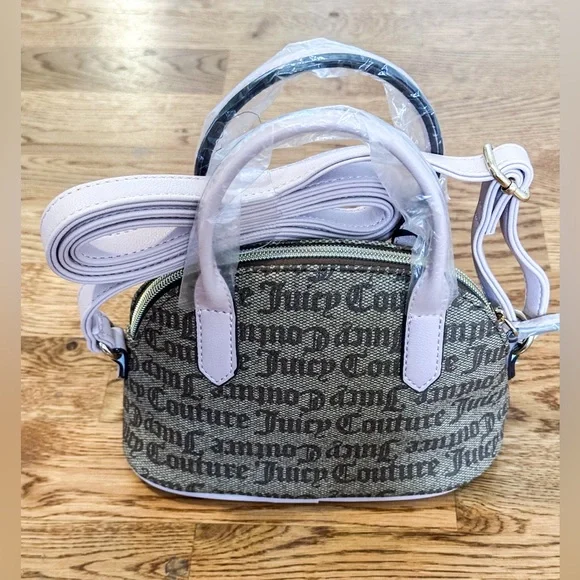 NWT Y2K Juicy Couture Chestnut Chino Bowler Crossbody - Picture 3 of 8